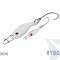 Oscilanta Rybo 0,5 gr./2,5 cm culoare Snow - Delphin