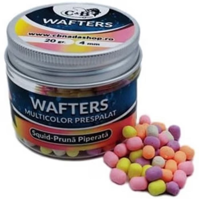 Wafters C&amp;B Prespalat Squid- Pruna Piperata, 4mm, 20g