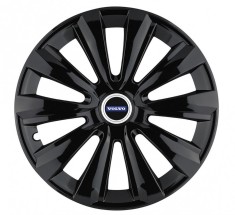 Set 4 Capace Roti, potrivite jantelor de R15, pentru Volvo, model delta negru foto