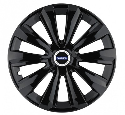 Set 4 Capace Roti, potrivite jantelor de R15, pentru Volvo, model delta negru foto