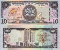 TRINIDAD AND TOBAGO 10 dollar 2006 UNC!!!