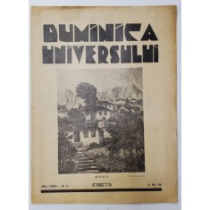 REVISTA &#039;DUMINICA UNIVERSULUI&#039;, ANUL I (XXVII) - No. 19, 10 MAI 1931