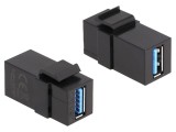 Conector USB A soclu, neagră