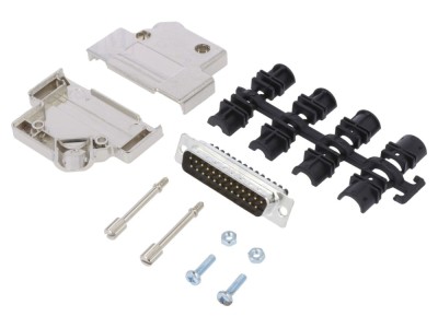 Conector D-Sub 25 pini tată 45&amp;deg; foto