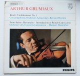 Arthur Grumiaux - Bruch Violinconcert No. 1, Saint-Sa&euml;ns, Havanaise, disc vinil