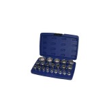 Trusa set 12 chei tubulare 1/2&quot; 8-35 mm, 12 colturi, spline, Asta