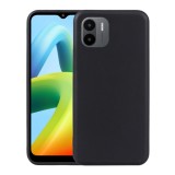 Husa soft silicon compatibila cu xiaomi redmi a2, matte efect, camera ultra safe, negru