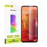 Folie de protectie Ecran Techsuit Clear Vision pentru Motorola Moto G15 / G15 Power, Sticla Securizata, Full Glue