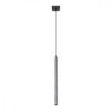 Lampă Suspendată Pastel Gri Beton 1 Bec Tub Modern De Interior
