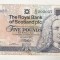 bnk bn Scotia 5 lire sterline 1999 circulata