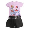 Pantalon scurt si Tricou 5-13 Ani Violet MovMarimea