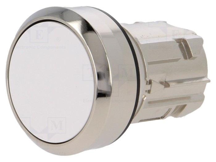 Comutator Apăsare 22mm Alb