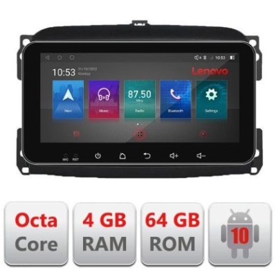 Navigatie Jeep Renegade 2015-2020 I-500 4+64 ecran 10.33&amp;quot; Android Waze USB Navigatie Internet Youtube Radio CarStore Technology foto
