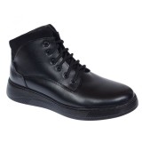 Ghete barbati casual din piele naturala imblanite, 415N