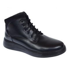 Ghete barbati casual din piele naturala imblanite, 415N