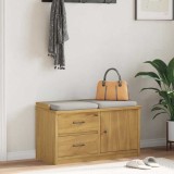 VidaXL Bancă pentru hol &bdquo;SANDNES&rdquo; 87x40x50 cm din lemn masiv de pin