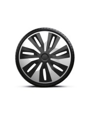 Set capace roti camion 15` Silver-Black Orion Van 4buc