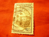 Timbru Ceylon colonie britanica 1935 George V ,motive locale , val. 6C stampilat