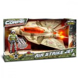 Avion militar de lupta cu figurina, Lanard Toys, The Corps Universe