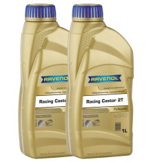 Pachet 2 litri ulei Ravenol Racing castor 2T