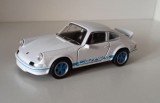 Macheta Porsche 911 Carrera RS 2.7 1973 alb/albastru - Welly 1/36, 1:32