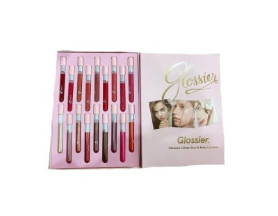 Set 18 rujuri de buze, Glossier, Lidstar Duo Matte foto