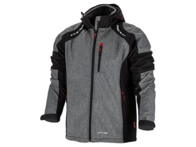 Bluză Softshell Gri-Neagră LAHTI PRO L4092303, Dimensiune L, 300g/m&amp;sup2; foto