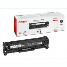 Toner Original Canon Black CRG-718B pentru LBP 7200CDN|LBP 7210CDN|LBP 7660CDN|LBP 7680CX|MF 8330CDN|MF 8340CDN|MF 8350CDN|MF 8360CDN|MF 8380CDW|MF 85 foto