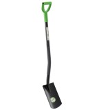 Lopata de gradina cu varf ascutit, maner tip D si coada metalica 120 cm