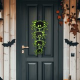 Decoratiune de Halloween - paianjen - poate fi agatat - fetru - 63 x 32 cm