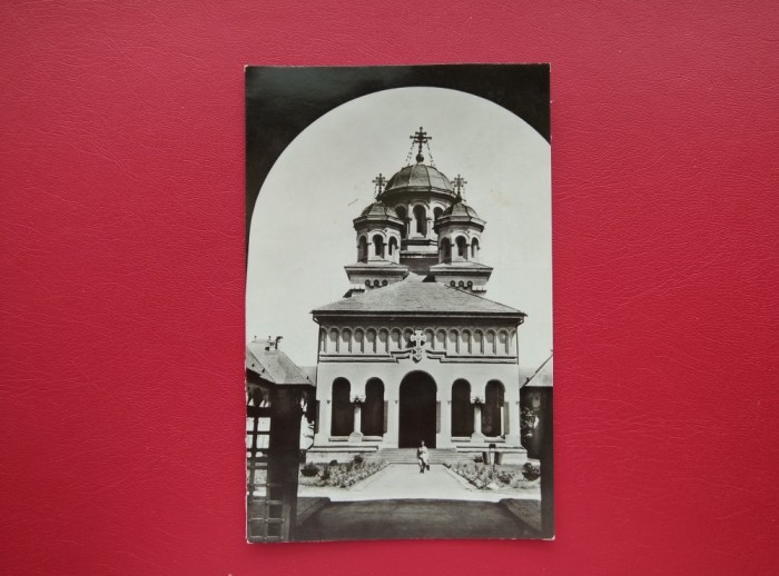 CARTE POSTALA - RPR - CATEDRALA ALBA IULIA