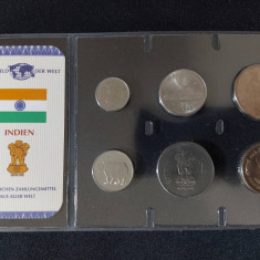 Seria completata monede - India 1988-2003 , 6 monede