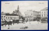 Bucovina - 1923 - Cernauti - Piata Unirii - printata, circulata, animata, 2 timbre intacte, Fotografie