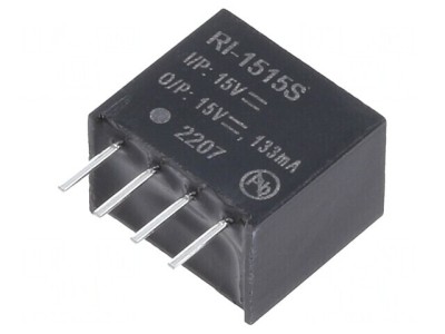 Convertor DC/DC 2W 15V 133mA foto