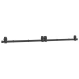 Cumpara ieftin Set feronerie pentru usi glisante, negru, 200 cm, otel