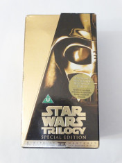 Casete video VHS inregistrate originale editie de colectie - STAR WARS Trilogy foto