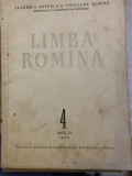 Revista Limba Romana Romina, anul VI, nr. 4, 1957
