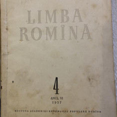 Revista Limba Romana Romina, anul VI, nr. 4, 1957