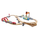 Cumpara ieftin Set de joaca din lemn transport maritim si feroviar Hape 38 piese