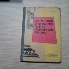 DESEN TEHNIC SI ORNAMENTAL - Vol. I - I. Cirstea, A. Havrilla - 1960, 160 p.