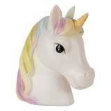 Cumpara ieftin Lampa veghe camera copii polirasina multicolora Unicorn 22x14x24 cm