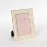 Cumpara ieftin Rama foto din rasina Antique White Gold 13 x 18 cm