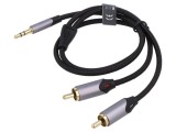 Cablu Jack 3,5mm RCA 0,5m Aurit