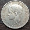 (A665) MONEDA DIN ARGINT SPANIA - 5 PESETAS 1898 SGV, REGELE ALFONSO XIII, Europa