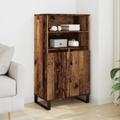vidaXL Dulap &icirc;nalt, lemn vechi, 60x36x110 cm, lemn prelucrat