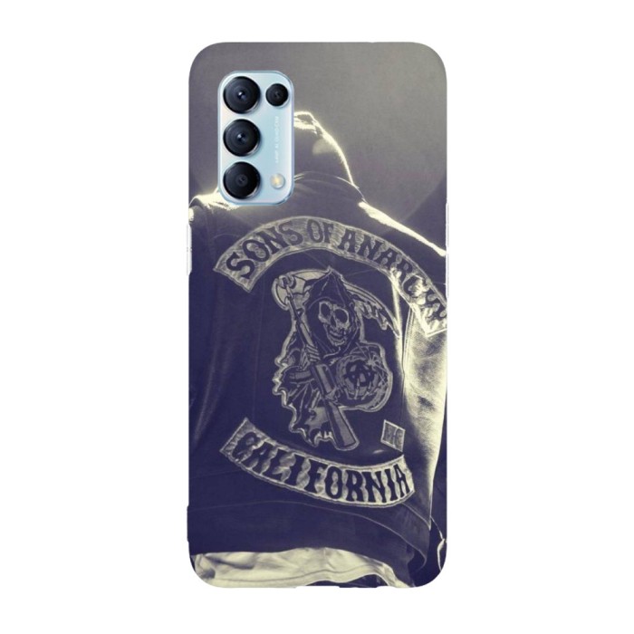 Husa compatibila cu Oppo A73, Viceversa, model MC Sons of Anarchy, Silicon, TPU