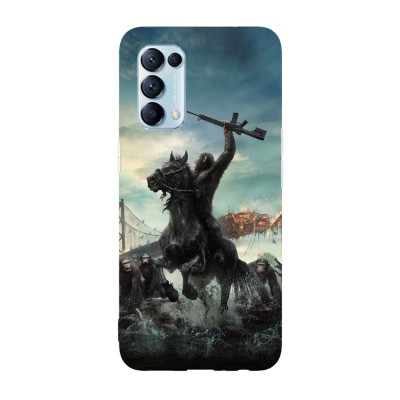 Husa compatibila cu Oppo A15s model Planet of the Apes, Silicon, TPU, Viceversa foto