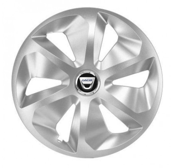 Set 4 Capace Roti Roco Gri R15, pentru Dacia