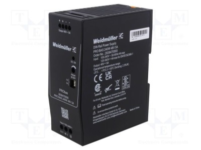 Alimentator pulsatoriu WEIDM&amp;Uuml;LLER 240W 48VDC 5A pentru şină DIN foto