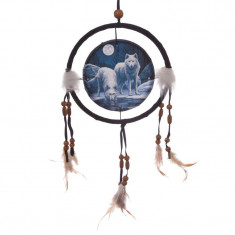 Dreamcatcher lup Razboinicii Iernii - Lisa Parker 16 cm